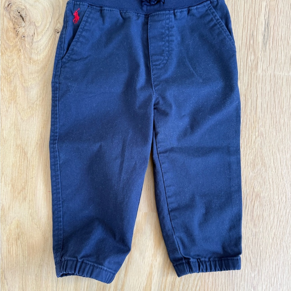 Polo Ralph Lauren Navy Kids Bottoms Joggers